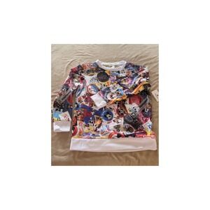 Disney‎ Parks Kids Multicolored Character Collage Pullover Sweatshirt